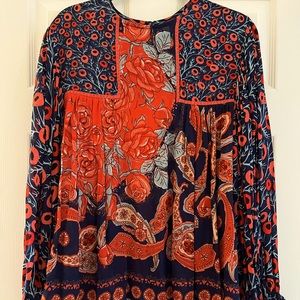 Bl-nk Miranda Peasant Blouse from Anthropologie, never worn, size medium.